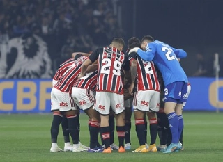 Tricolor perdeu para o Corinthians na ida das semifinais. Foto: Rubens Chiri/ São Paulo
