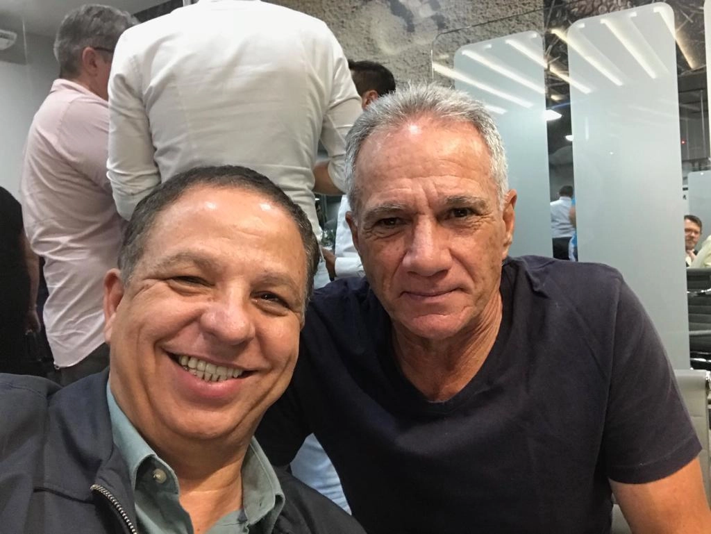 Carlos Batista e Zé Sérgio em outubro de 2019. Foto: arquivo pessoal de Carlos Batista