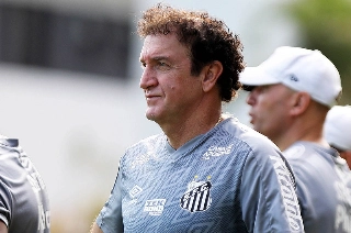 Técnico do Peixe ficou internado cerca de 20 dias após ser internado com coronavírus. Foto: Pedro Ernesto Guerra Azevedo/Santos FC