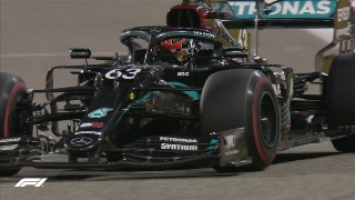 Britânico deixou o companheiro de equipe para trás. Foto: Twitter/F1