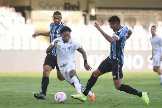 Santos e Grêmio se enfrentam nos dias 9 e 16 de dezembro. Foto: Ivan Storti/Santos FC