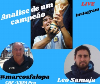 Programa começa às 16h pelo Instagram de Falopa

