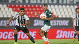 Equipe alviverde empatou o jogo em Assunção por 1 a 1. Foto: Divulgação/CONMEBOL