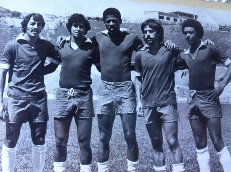 Ataque do Atlético Mineiro no início dos anos 70, com Ronaldo, Pedrilho, Dario, Spencer e Romeu Cambalhota