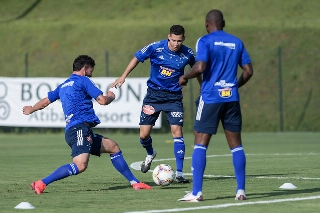 Matheus Pereira falou sobre o próximo confronto do time celeste. Foto: Cruzeiro/Divulgação