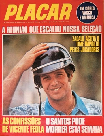O técnico, em sua estreia no comando da Seleção Brasileira em um Mundial, é citado novamente na capa de Placar durante a Copa de 70