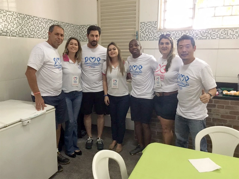 Em setembro de 2017, em S&atilde;o Jos&eacute; do Rio Preto. Da esquerda para a direita, o primeiro &eacute; Evair, o terceiro &eacute; o ex-goleiro S&eacute;rgio e o quinto &eacute; Amaral