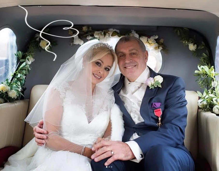 Em 10 de dezembro de 2016, dia do casamento de Steph e Peter Shilton. Foto: arquivo pessoal de Peter Shilton