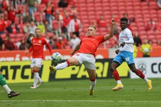 No primeiro turno, melhor sorte para o Colorado, que venceu por 2 a 0. Foto: Ricardo Duarte/Internacional