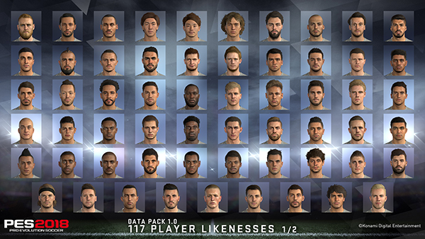 PES 2018 - Lista com os nomes reais das equipas