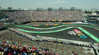 Autódromo Hermanos Rodríguez, situado a 2.200 metros de altitude. Foto: Divulgação