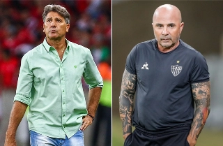 Fotos: Lucas Uebel/Grêmio e Bruno Cantini/Atlético-MG