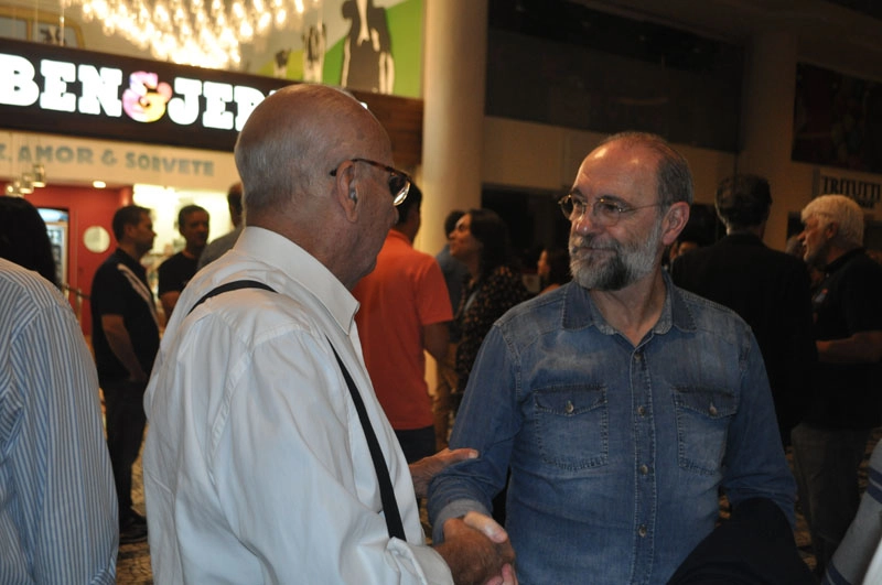 Bird Clemente e Paulo Soláriz na 7ª edição do Velocult, em 30 de março de 2016, no Conjunto Nacional, em São Paulo. Foto: Marcos Júnior Micheletti/Portal TT 