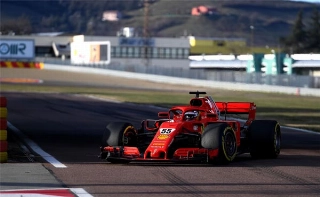 Espanhol trabalha até esta quarta-feira em Fiorano. Foto: Scuderia Ferrari