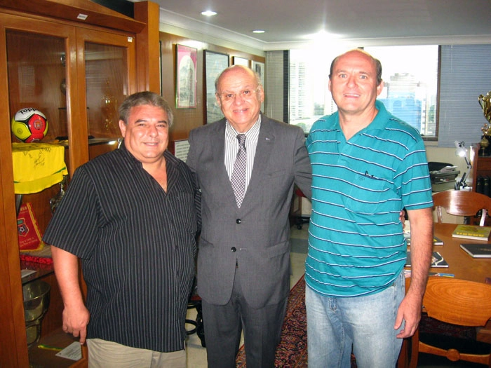 Da esquerda para a direita, Enéas Filho, Emídio Marques de Mesquita e Tico Cassola. Foto enviada por Tico Cassola