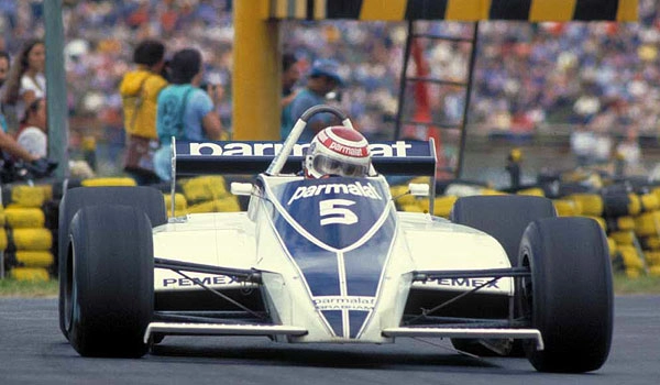 A Brabham BT-49 de 1981, equipada com motor Ford-Cosworth com a qual Nelson Piquet conquistou seu primeiro título mundial. O projetista do modelo da equipe de Bernie Ecclestone era o sul-afriano Gordon Murray, um dos gênios da Fórmula 1