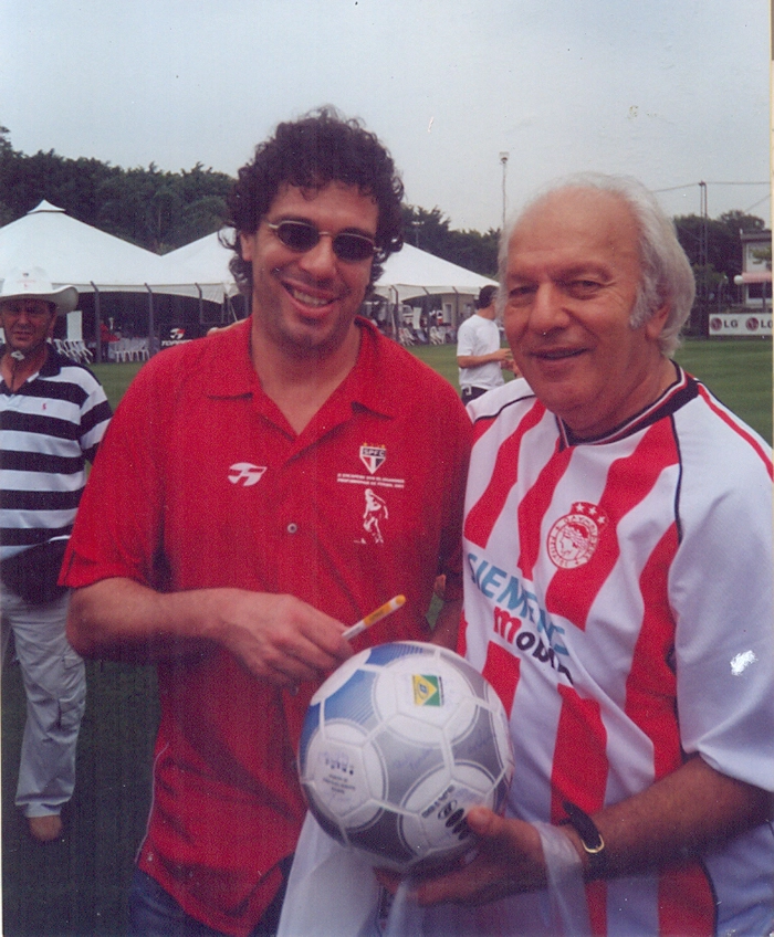 O ex-jogador Casagrande e Jaimão. Foto: arquivo pessoal