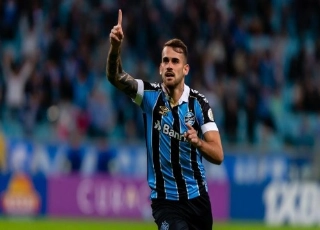 O time gaúcho fez 1 a 0 em cima do Galo. (Foto: Jeferson Guareze/AGIF)