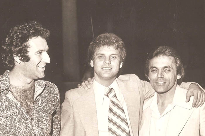 Osmar Santos, José Carlos Cicarelli e Alexandre Santos. Que timaço!!! Foto: arquivo pessoal de José Carlos Cicarelli