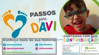 Vamos ajudar o pequeno Davi a realizar o sonho de jogar futebol