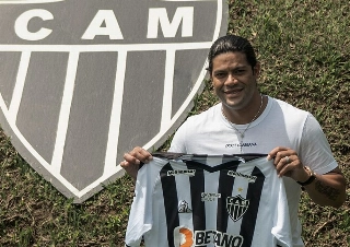 Atacante atleticano vai vestir a camisa de número 7. Foto: Twitter/Atlético