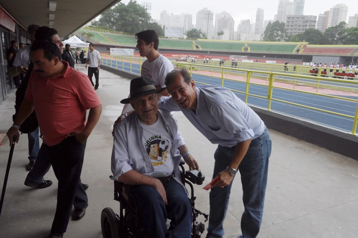 Osmar Santos e Renê Santana, em 10 de dezembro de 2011. Foto: Diogo Miloni/Portal TT