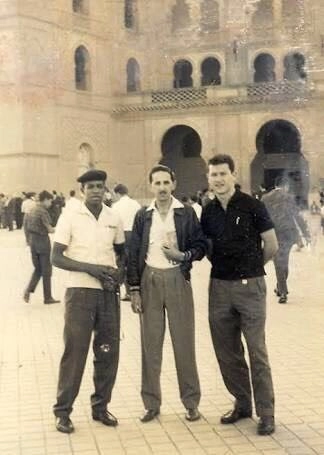 Dorval, Fiori Giglioti e Sormani em Roma, 1961. (Foto: acervo pessoal)