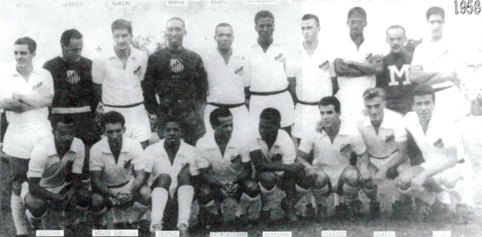 Em pé, da esquerda para a direita: Feijó, Laércio, Ramiro, Manga, Fiotti, Marcelino, Rubens Salles, Pinduca, Macedo e Álvaro. Agachados: Zezinho, Hélio Canjica, Dorval, Raimundinho, Coutinho, Palácio, Dufles e Dalmo. Foto enviada por Guilherme Guarche
