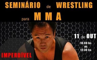 Edson Kudo realizar&aacute; em outubro semin&aacute;rio de wrestling para MMA