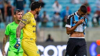 Jean Pyerre perdeu contra o Juventude. Foto: Jeferson Guareze/AGIF