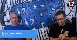 João Antonio e Frank Fortes debateram a decisão da Liga. Foto: Reprodução