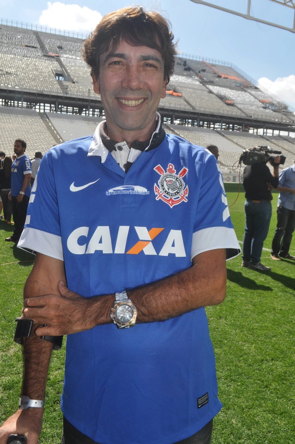 Adil em 10 de maio de 2014 na Arena Corinthians. Foto: Marcos Júnior/Portal TT