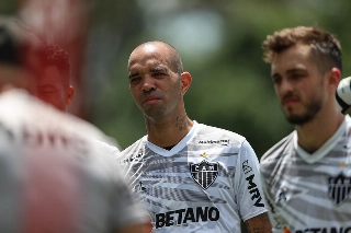 Atacante tem contrato se encerrando ao fim do Brasileiro com o Galo. Foto: Pedro Souza/Atlético