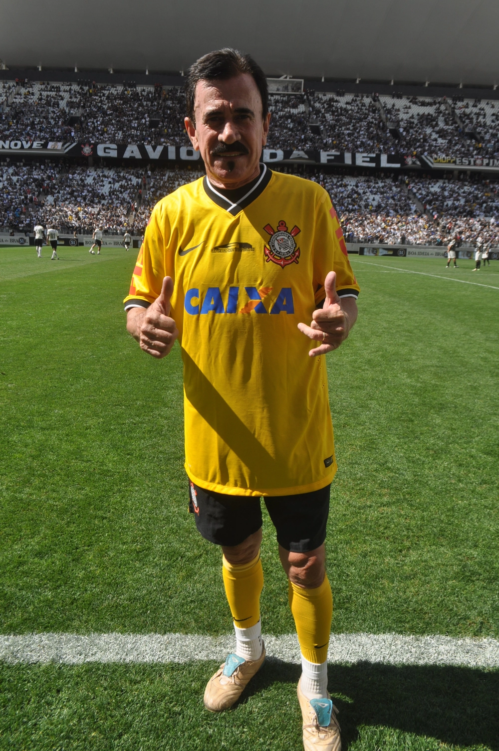 Zenon em 10 de maio de 2014 na Arena Corinthians. Foto: Marcos Júnior/Portal TT