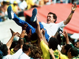 Saudado, após a conquista da Copa de 1994. Foto: Divulgação