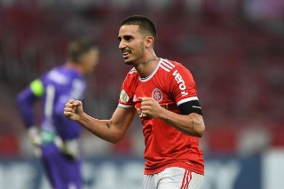 Thiago Galhardo, atacante do Internacional. Foto: Ricardo Duarte/Internacional