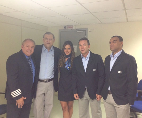 Luciano do Valle, Milton Neves, Paloma Tocci, Neto e Den&iacute;lson participaram do evento.