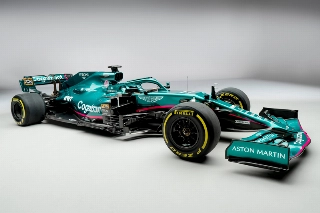 Carro da equipe inglesa foi apresentado nesta quarta-feira. Foto: Aston Martin Cognizant F1