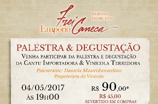 Empório Frei Caneca realiza palestra e degustação de vinhos