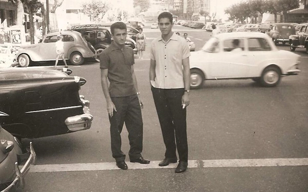 Joãozinho e Ita na Argentina, em 20 de agosto de 1961