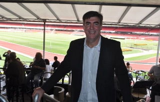 O ex-goleiro no Morumbi. Foto: Marcos Júnior Micheletti/Portal Terceiro Tempo