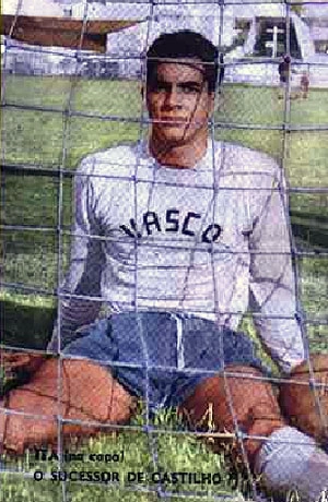 Ita defendeu a meta do Vasco e foi na Copa, reconhecido por muitos como o sucessor de Castilho. Foto enviada por Roberto Saponari 