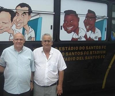 Pepe e Zito, duas lendas do Santos Futebol Clube