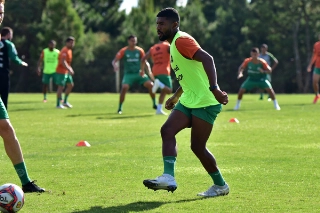 Elenco do Alviverde durante treino. Foto: Gabriel Tadiotto/E.C.Juventude