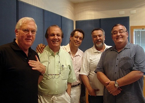 Joelmir Beting, Salomão Ésper, Antonio Carvalho, Zancopé Simões e José Nello Marques