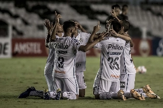 Peixe não terá Marinho, que aprimora a forma física. Foto: Ivan Storti/Santos FC