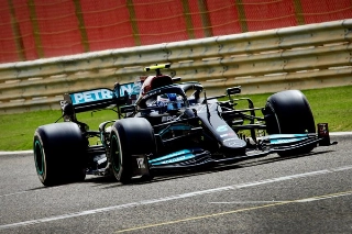 Finlandês apareceu bem no final da sessão vespertina. Foto: Mercedes-AMG Petronas F1