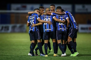 Tricolor foi bem na Serra Gaúcha diante do Esportivo. Foto: Lucas Uebel/Grêmio