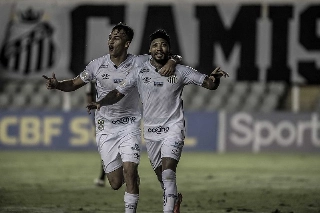 Assim como Marinho, Camisa 9 do Peixe não se recuperou a tempo de participar da partida contra o Deportivo Lara. Foto: Ivan Storti/Santos FC