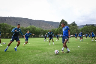 Treino da equipe gaúcha em Quito. Foto: Lucas Uebel/Grêmio FBPA